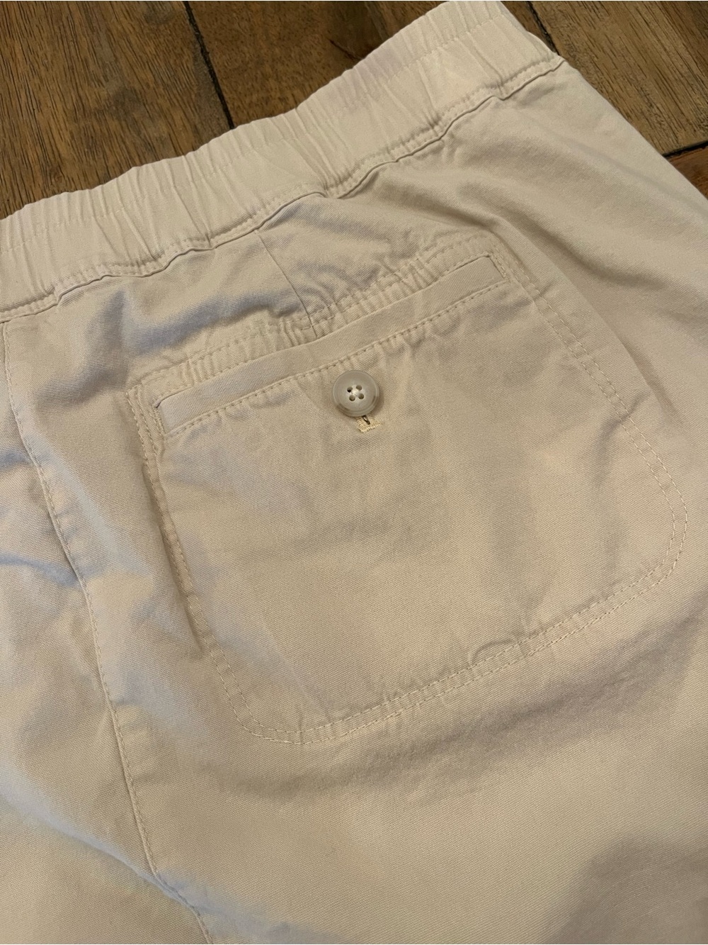 J. Jill Beige Live In Chino Style Cotton Blend Skirt size Medium - Picture 8 of 9